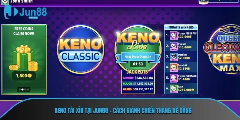 Keno tài xỉu